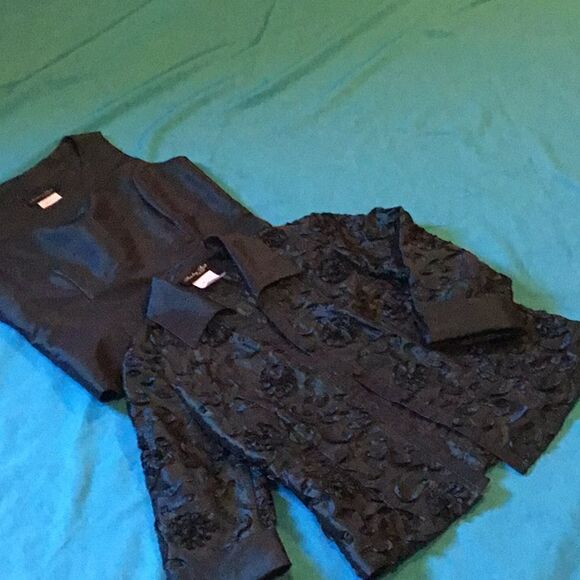 Vintage Ladies fancy shell & jacket set in size 6 - Picture 4 of 8